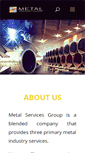 Mobile Screenshot of metalservicesgroup.com